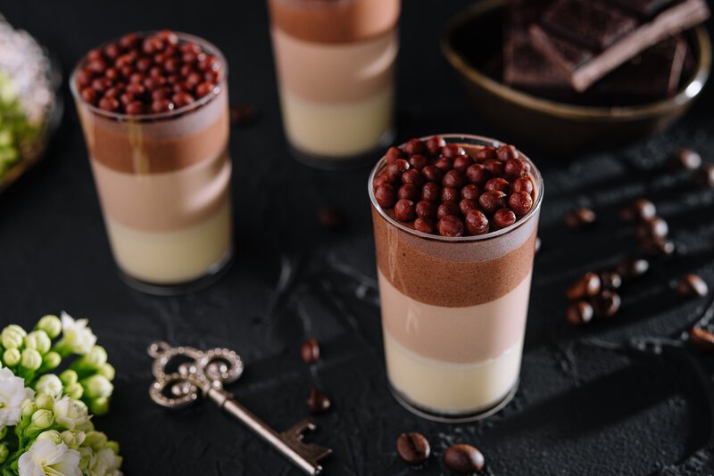 PANNA COTTA ciocolată