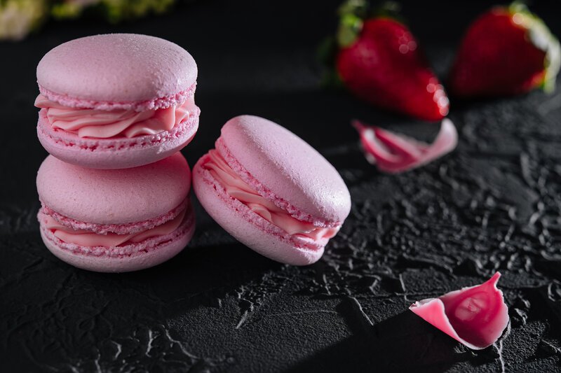 Macarons în cutie