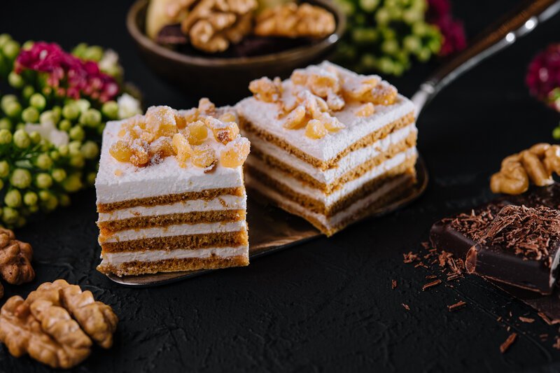 COȘULEȚ CU FRUCTE (umplutură „METEORIT